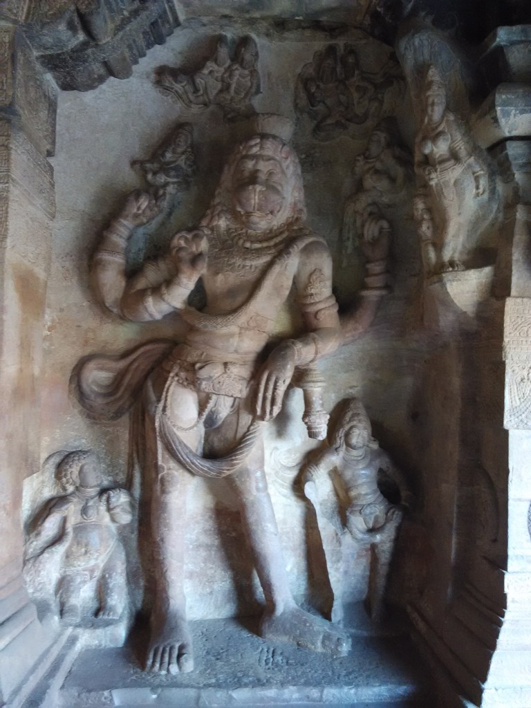 The Narasimha Avatar at the  3rd cave of Badami